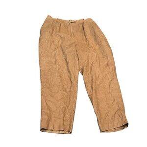 Talbots women’s 18W Tan Linen Pants